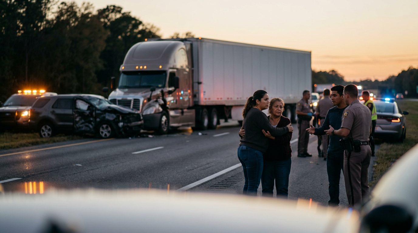 Abogado especializado en lesiones por accidente de camión comercial en Florida.