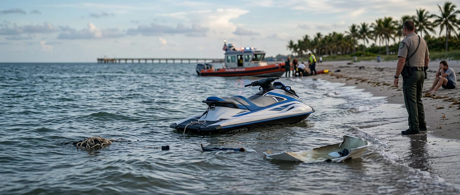 reclamo maritimo accidente moto acuatica florida
