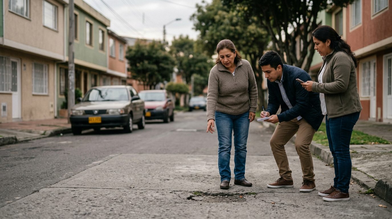 Persona en consulta legal sobre demanda por fractura de pierna con abogado en oficina.